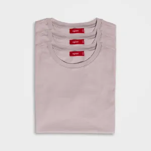 3 Pack | Women’s T-Shirts, Recycled Cotton, Sand