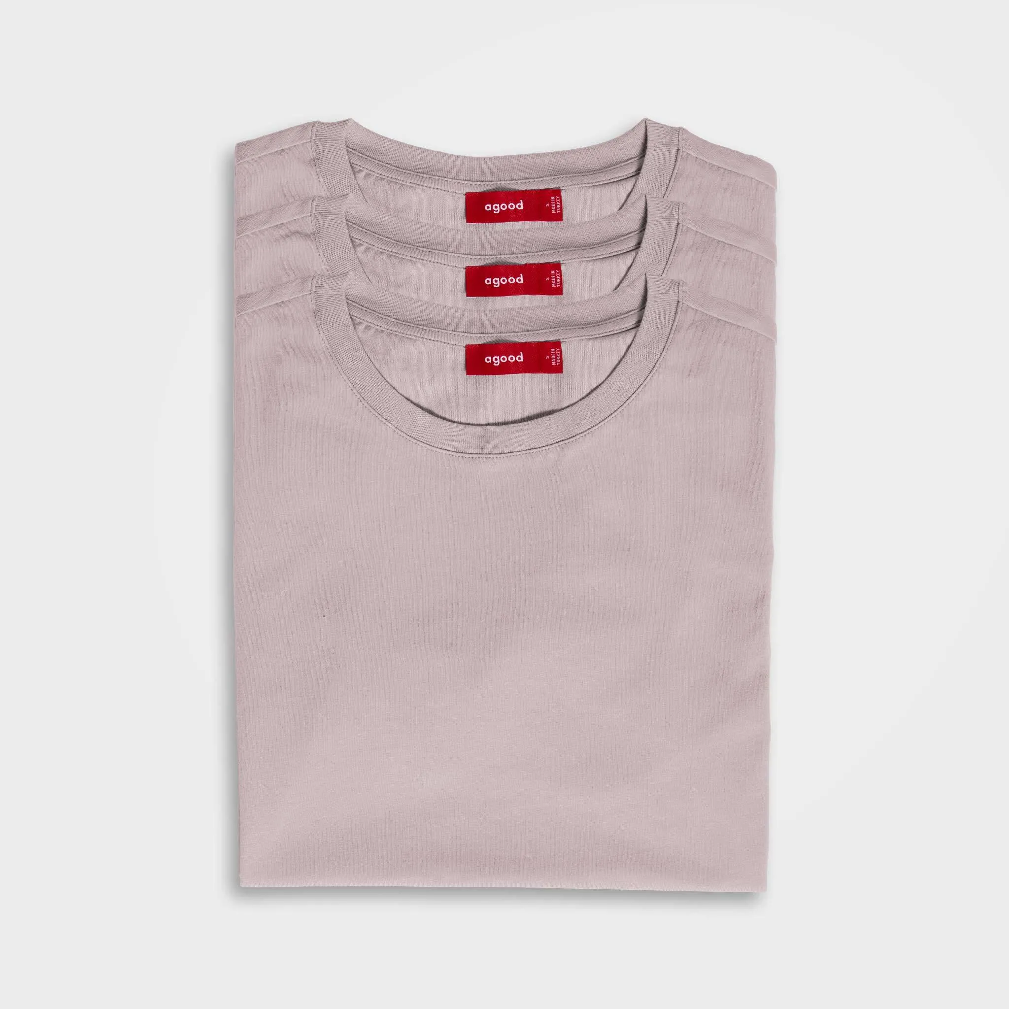 3 Pack | Women’s T-Shirts, Recycled Cotton, Sand