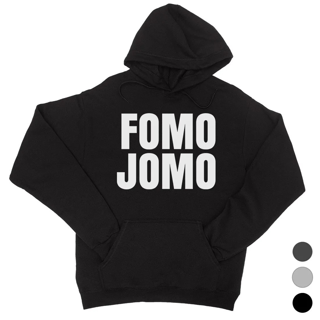 365 Printing Fomo Jomo Womens Funny Saying Hoodie Pullover Funny Birthday Gift