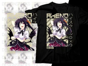 Akeno Anime Graphic Png Digital Download