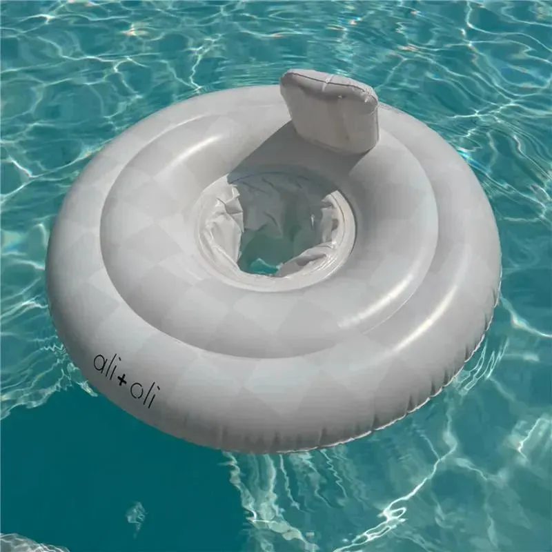 Ali   Oli - Baby Swim Seat Ring Pool Float (Checkers)