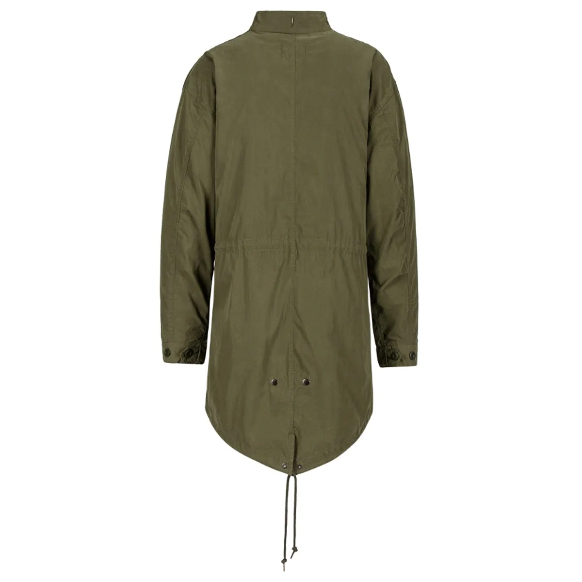 Alpha Industries Men's Olive Defender Fishtail Parka and Liner