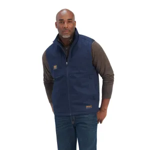 Ariat Men's Rebar DuraCanvas™ Navy Zip Vest 10041538