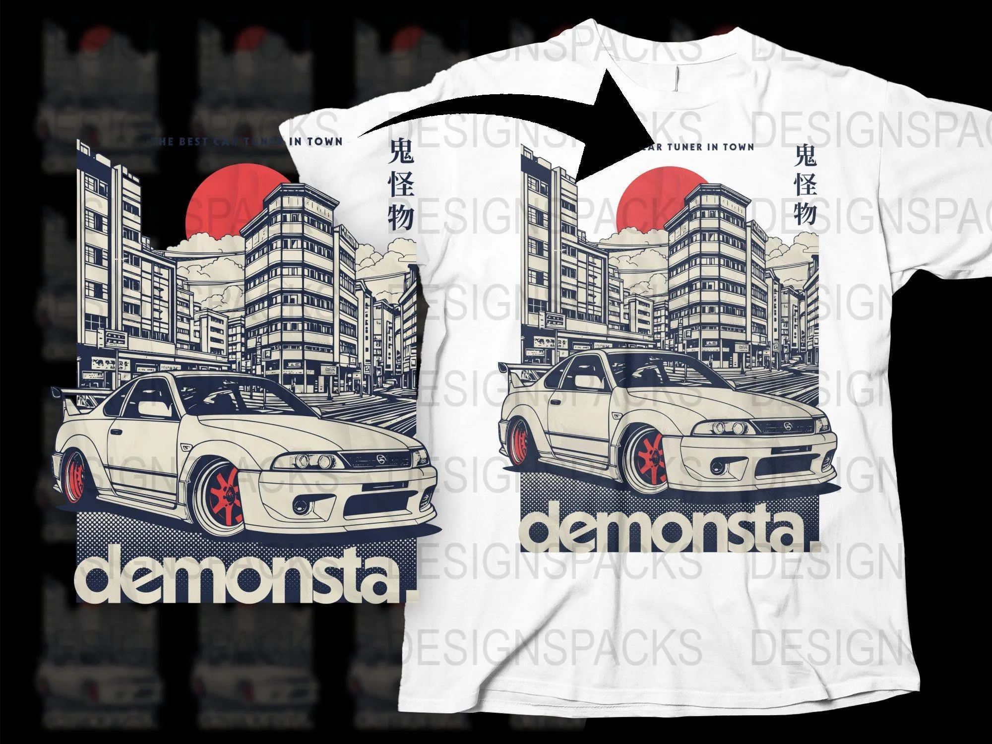 Awesome Demonta Car Tuner Urban Design Png Digital Download