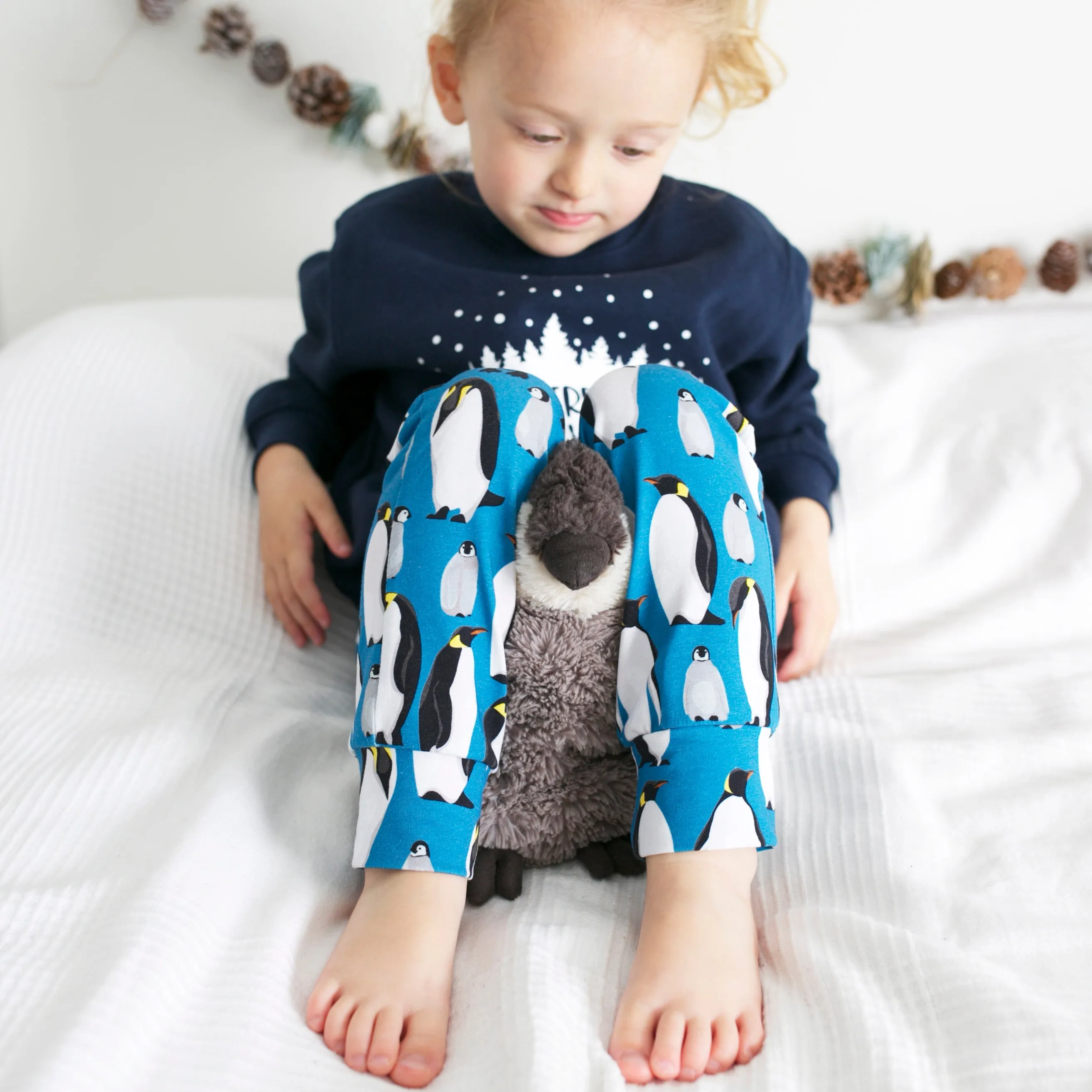 Blue Penguin Leggings