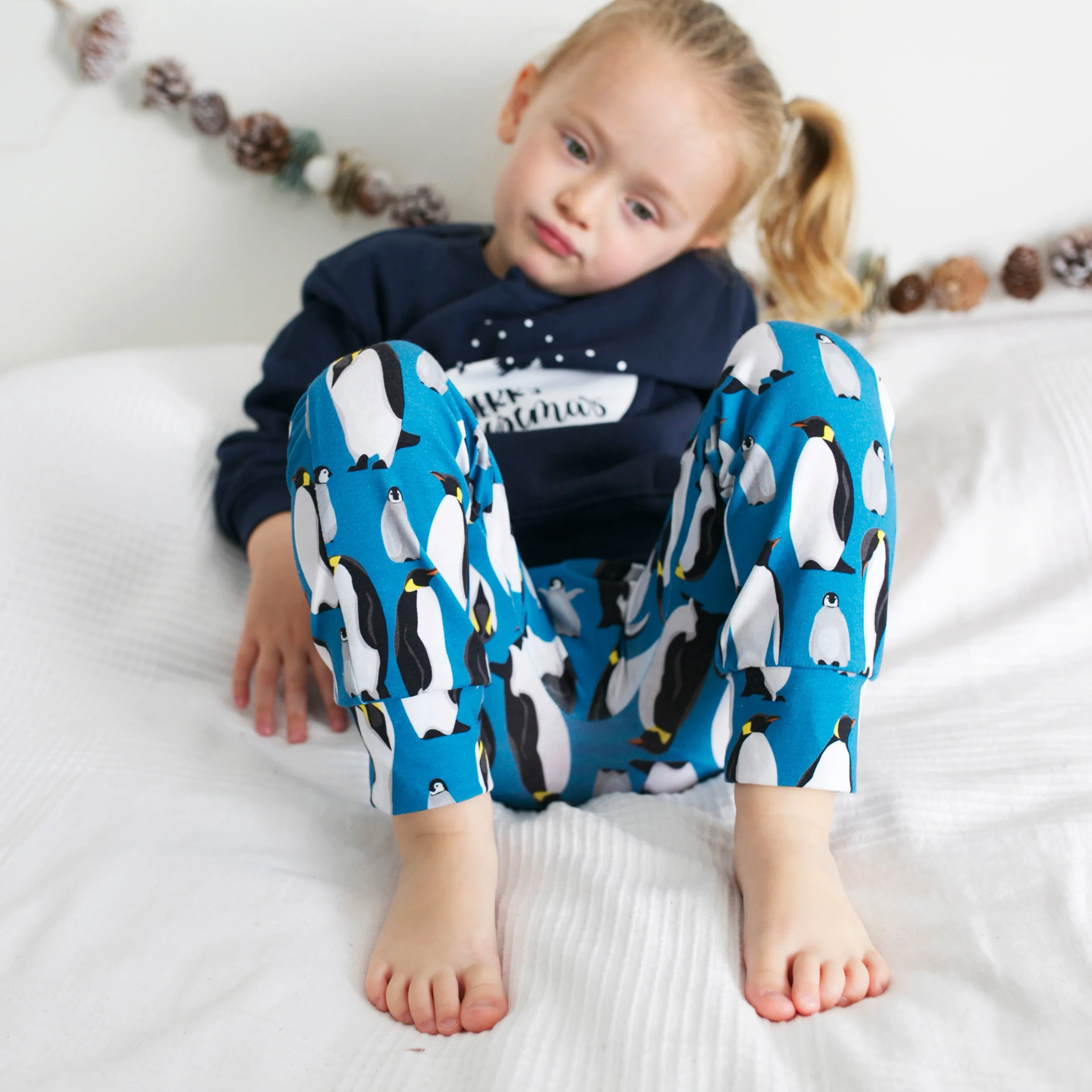 Blue Penguin Leggings