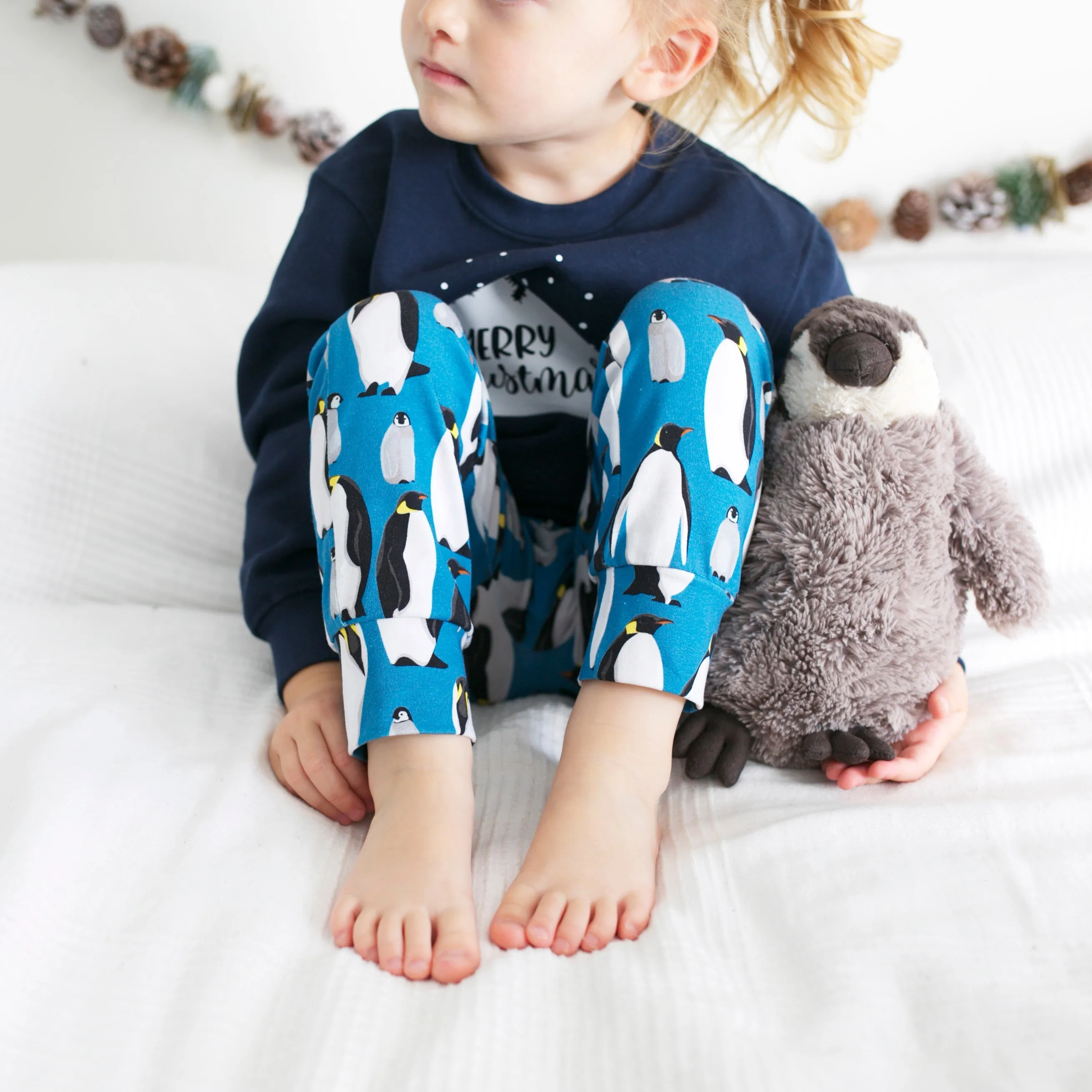 Blue Penguin Leggings