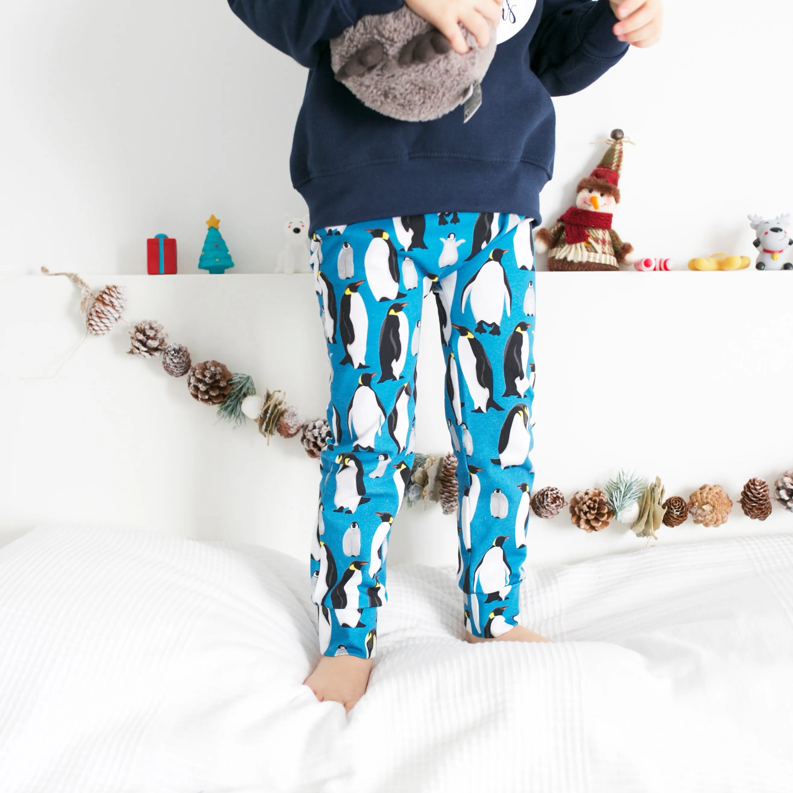 Blue Penguin Leggings