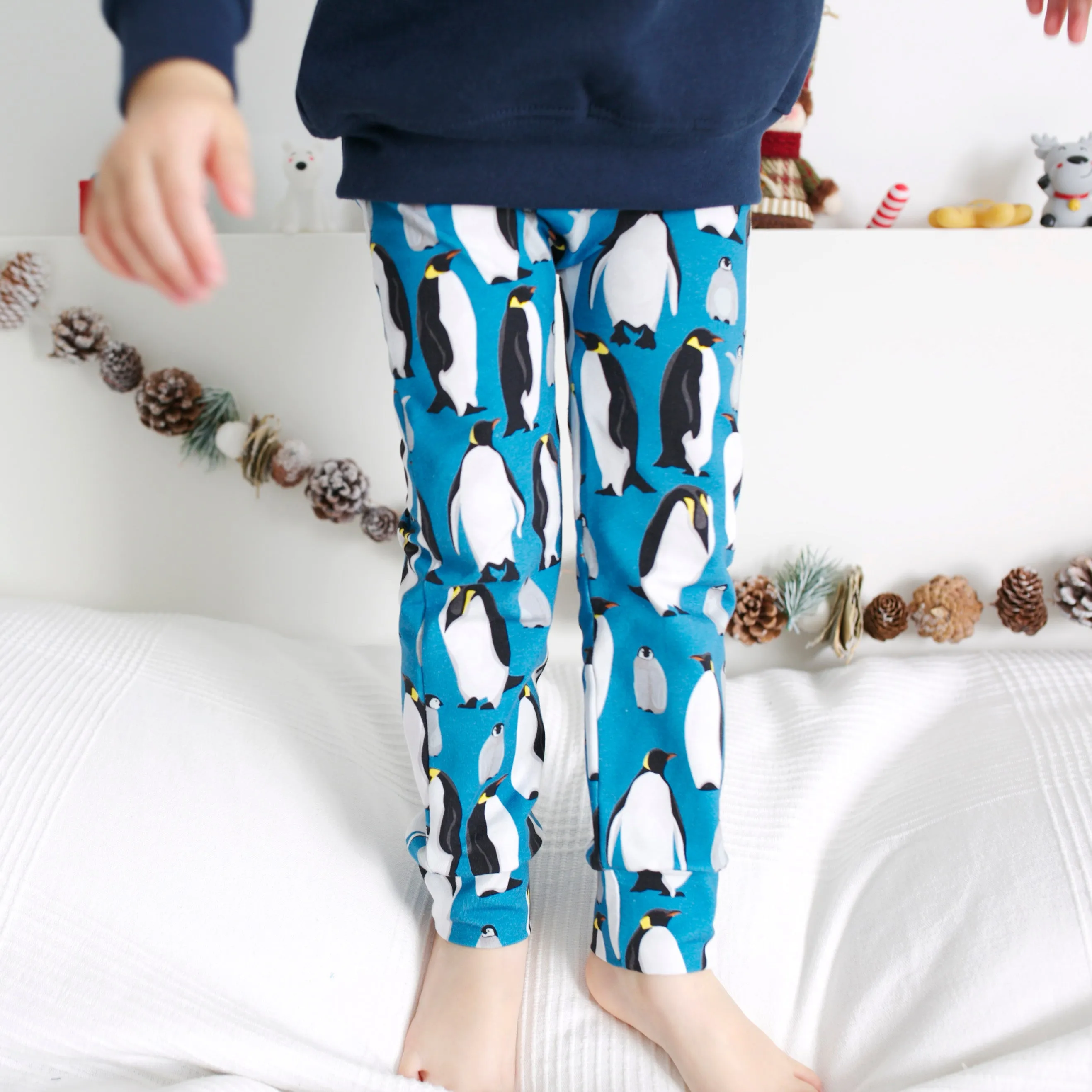 Blue Penguin Leggings