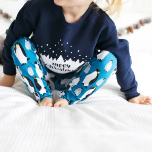 Blue Penguin Leggings