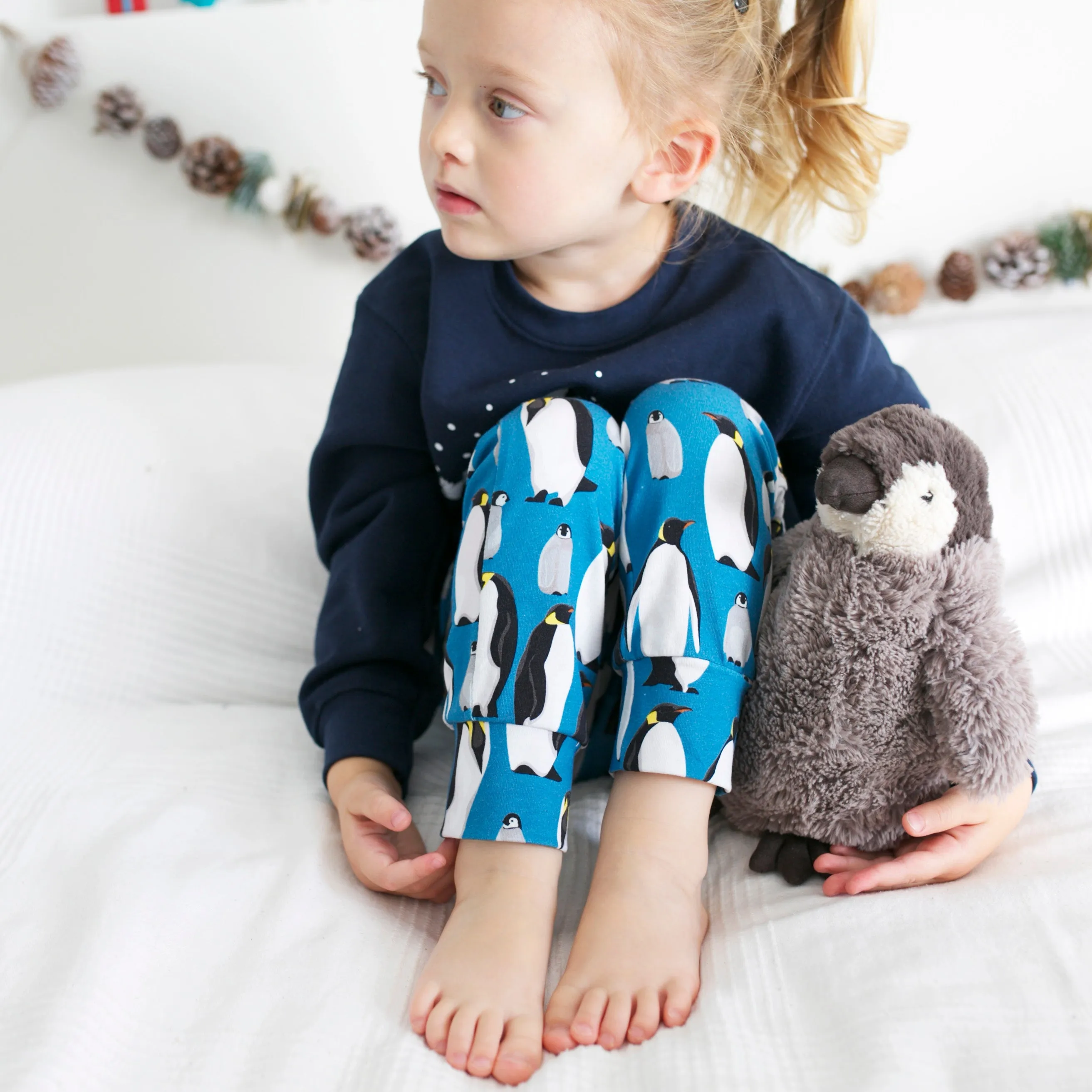 Blue Penguin Leggings