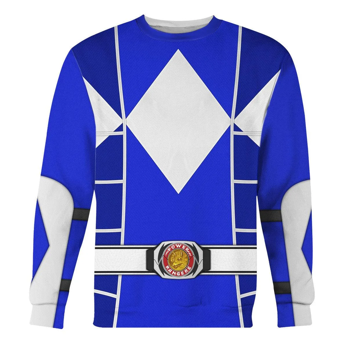 Blue Ranger Mighty Morphin Cosplay Hoodies Sweatshirt T-shirt Hawaiian