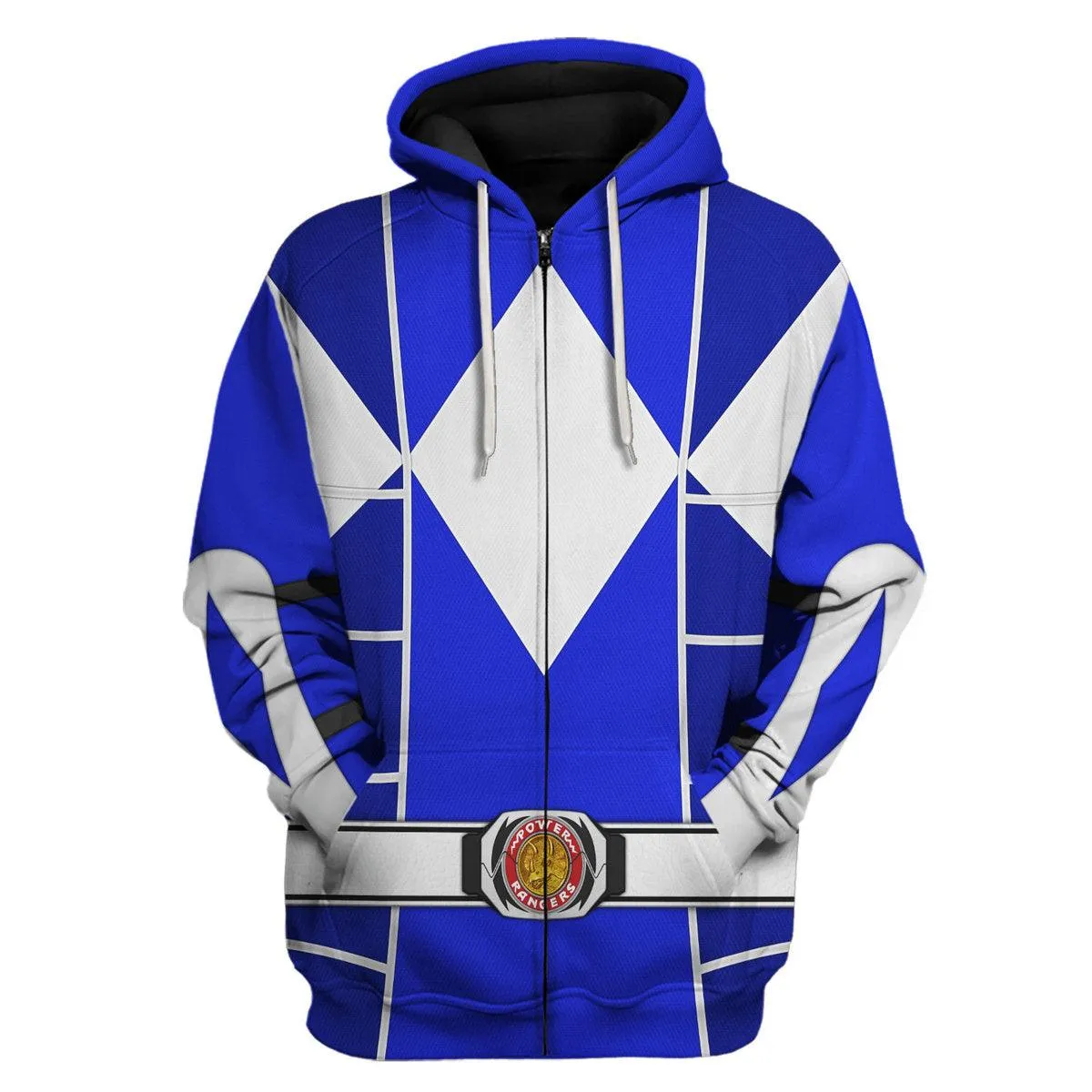 Blue Ranger Mighty Morphin Cosplay Hoodies Sweatshirt T-shirt Hawaiian