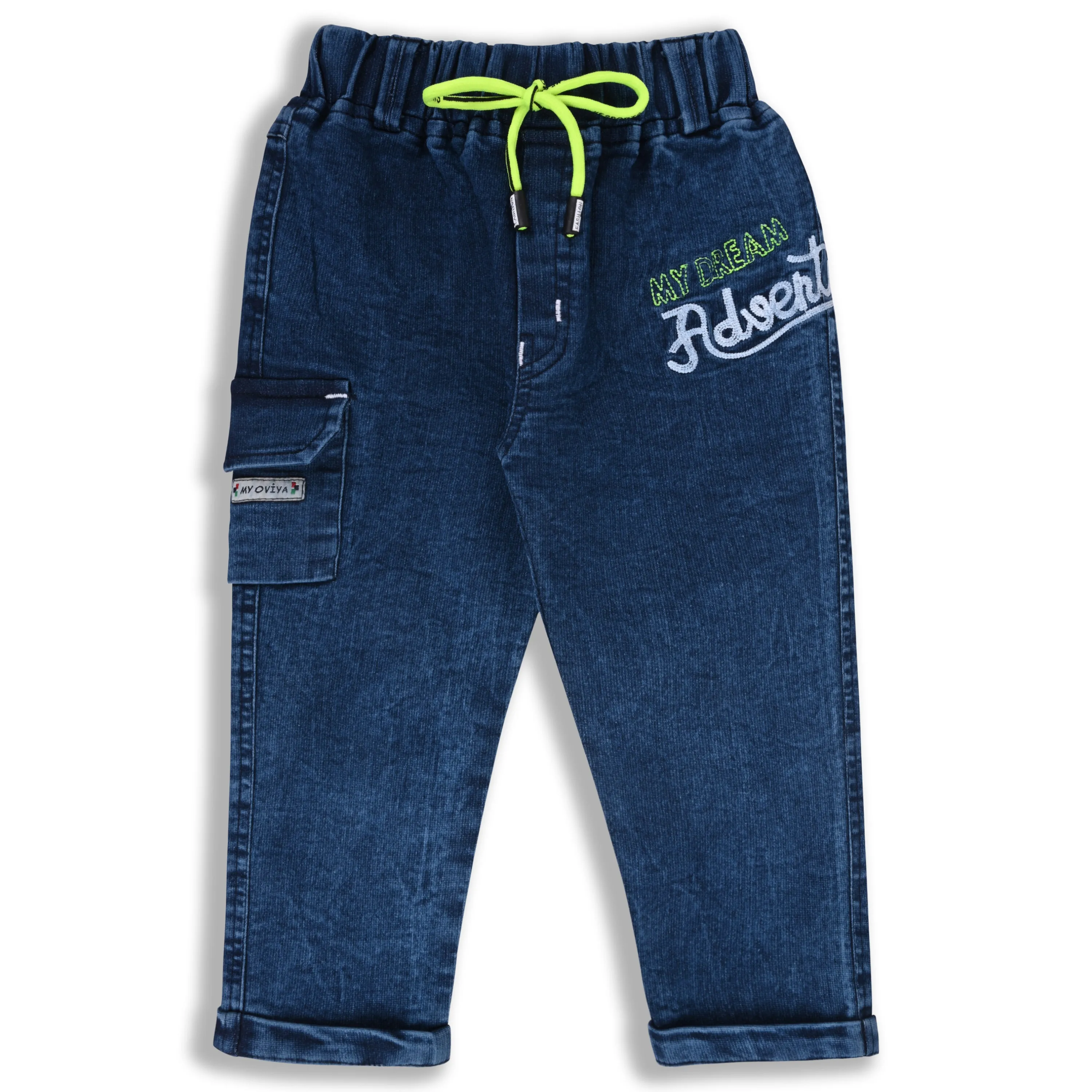 Boys Printed Regular Fit Jeans