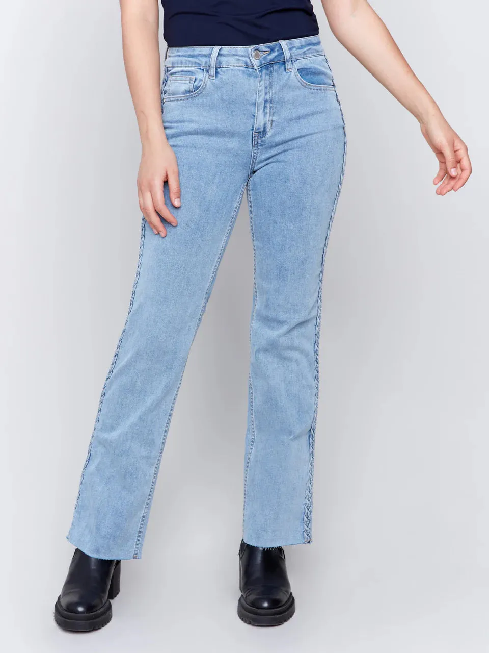 Braided Side Seam Jean