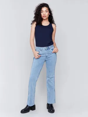 Braided Side Seam Jean