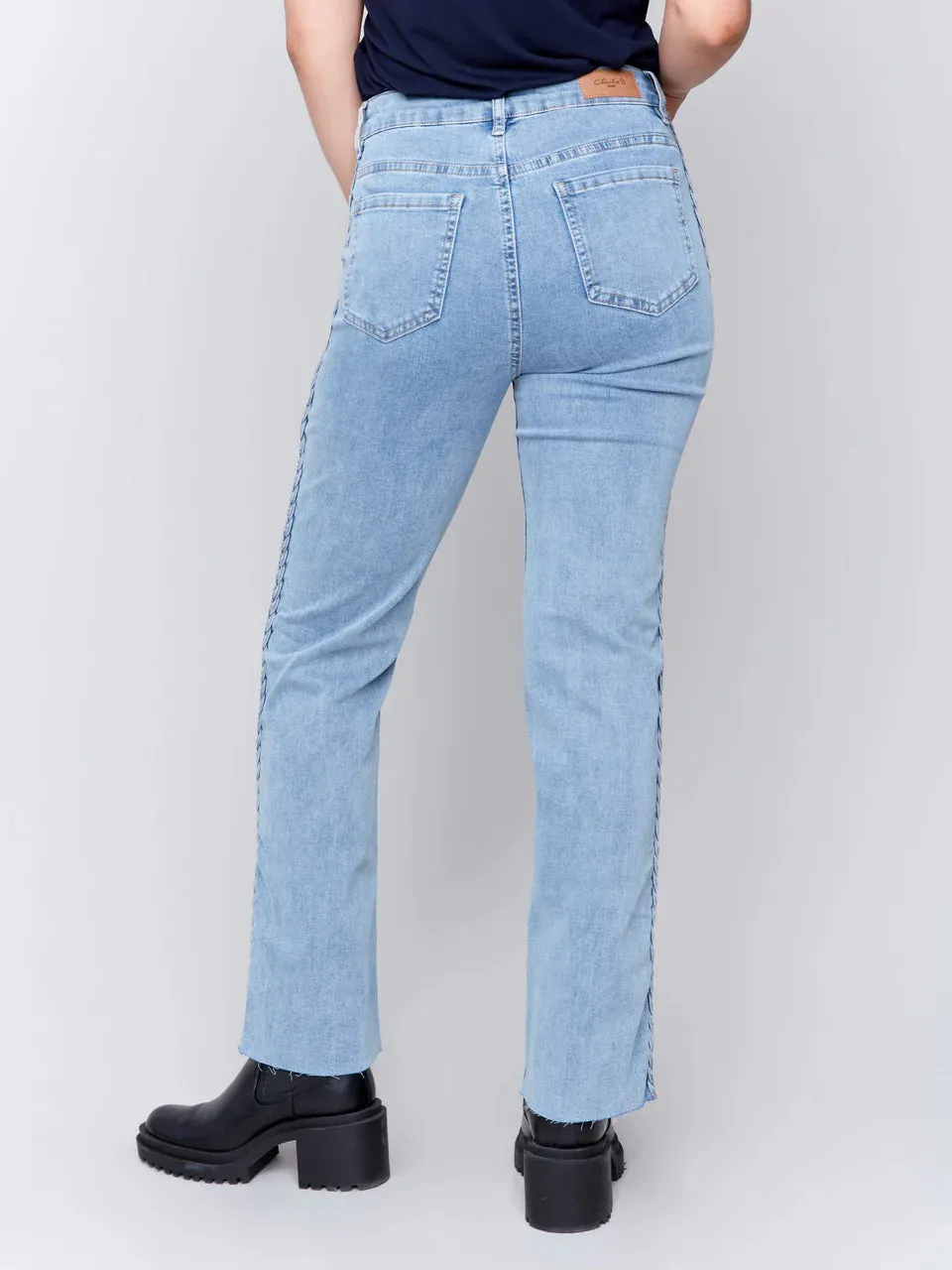 Braided Side Seam Jean