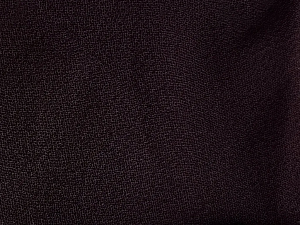 Brown Plain 60 Grams Georgette Fabric