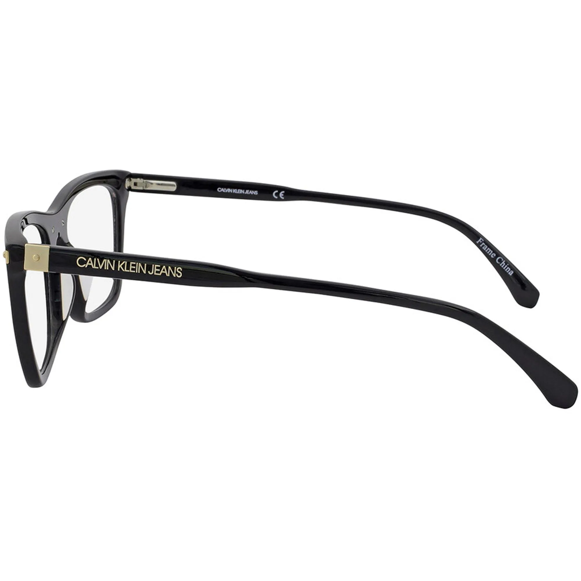 Calvin Klein Jeans Women's Eyeglasses - Black Plastic Square Frame | CKJ20515 001