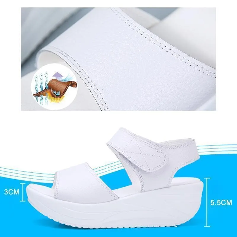 Comfortable Platform Wedge Sandal With Style