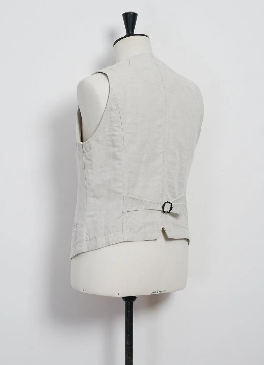 DANIEL | Casual Waistcoat | Natural Flax