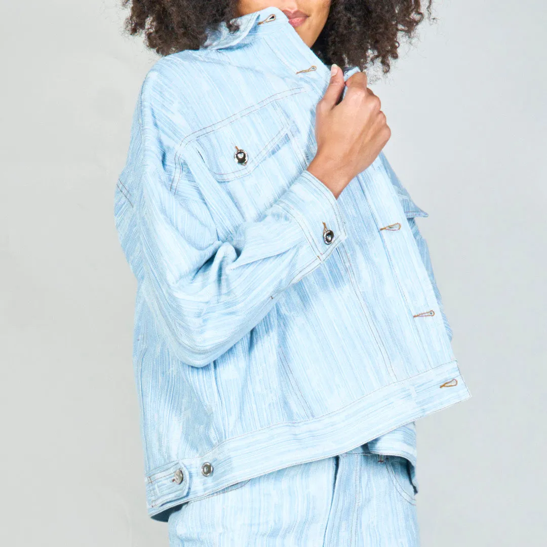 Distressed denim jacket wholesale