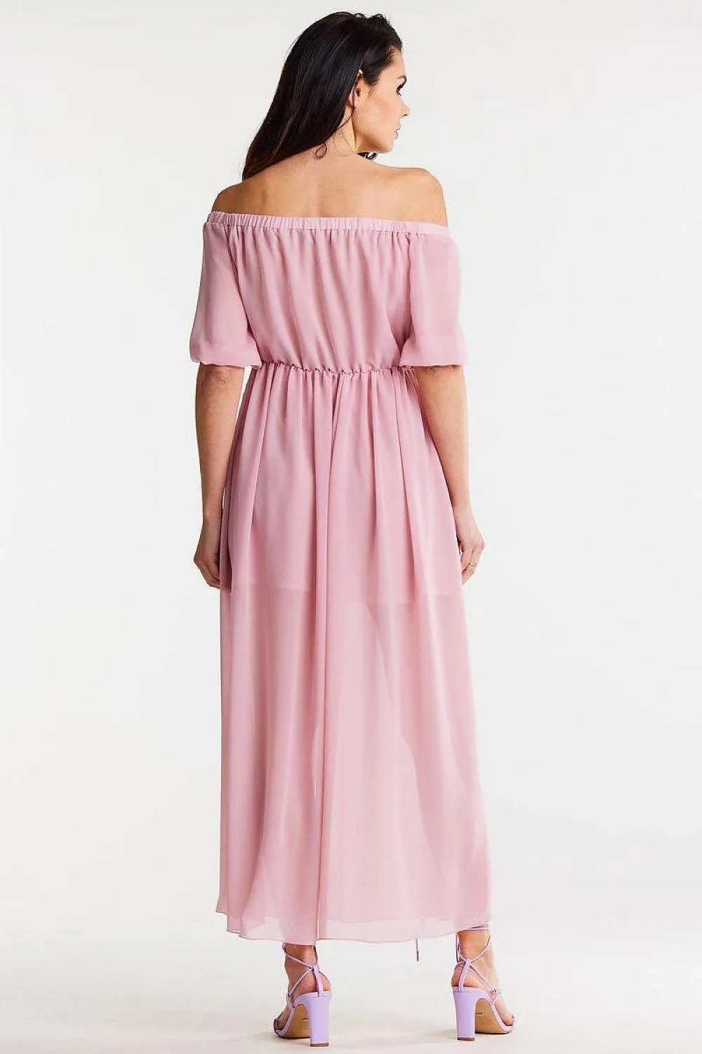 Elegant Flowing Chiffon Maxi Dress - The Essential Wardrobe Highlight