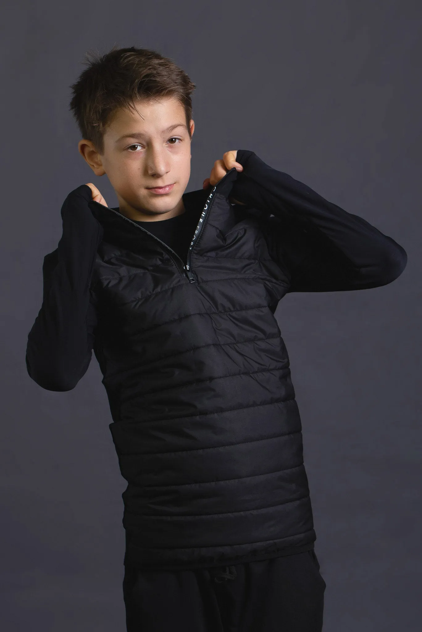 Empower Padded Half-zip Top Boys