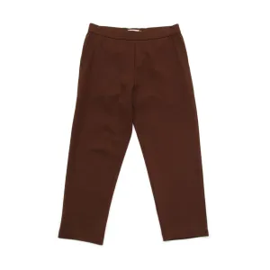 Enro Elastic Waistband Pull-On Cropped Pants - Brown (SCY16293A-858CP-BRO)