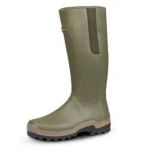 Harkila Orton Gusset Mens Neoprene Insulated Wellington Boot - Dark Olive