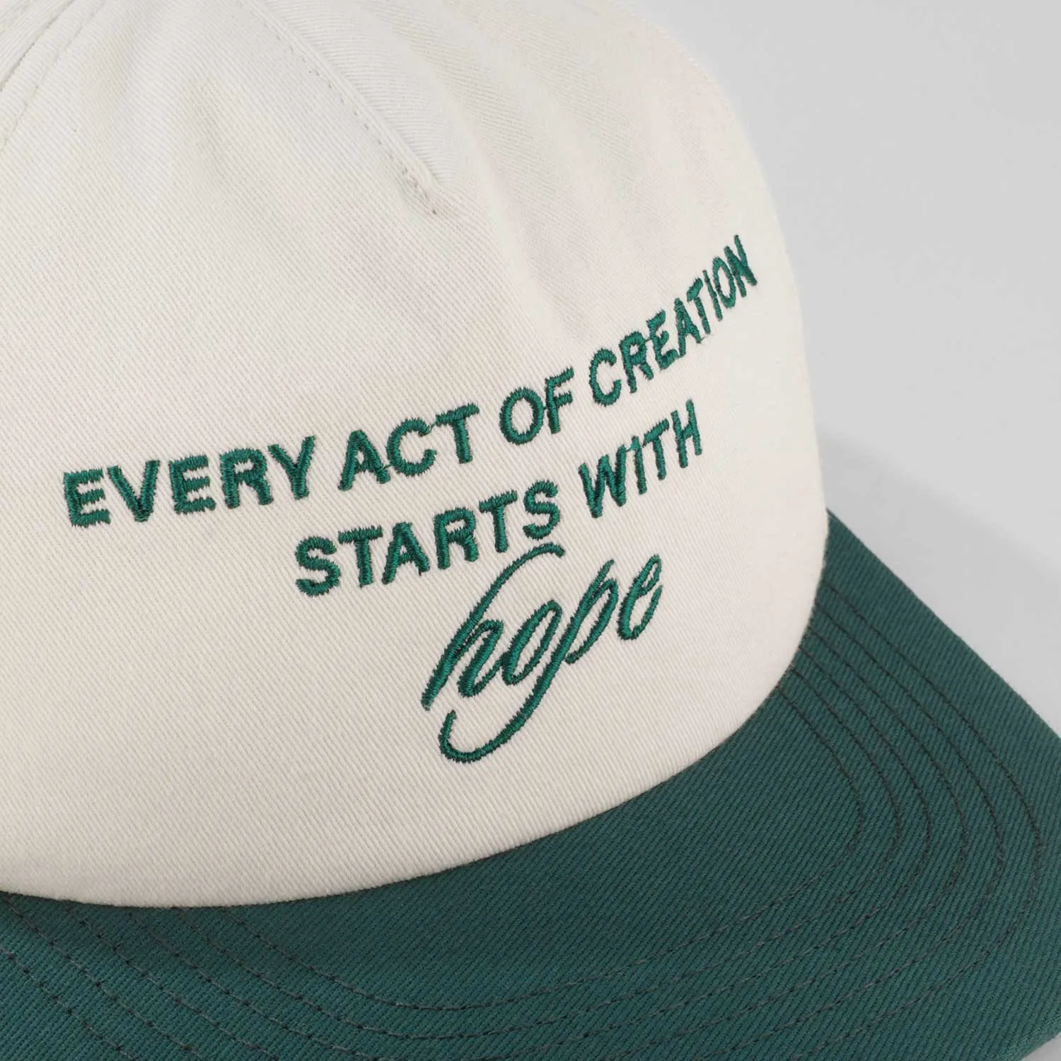 Hope Golfer Cap - Pine Green