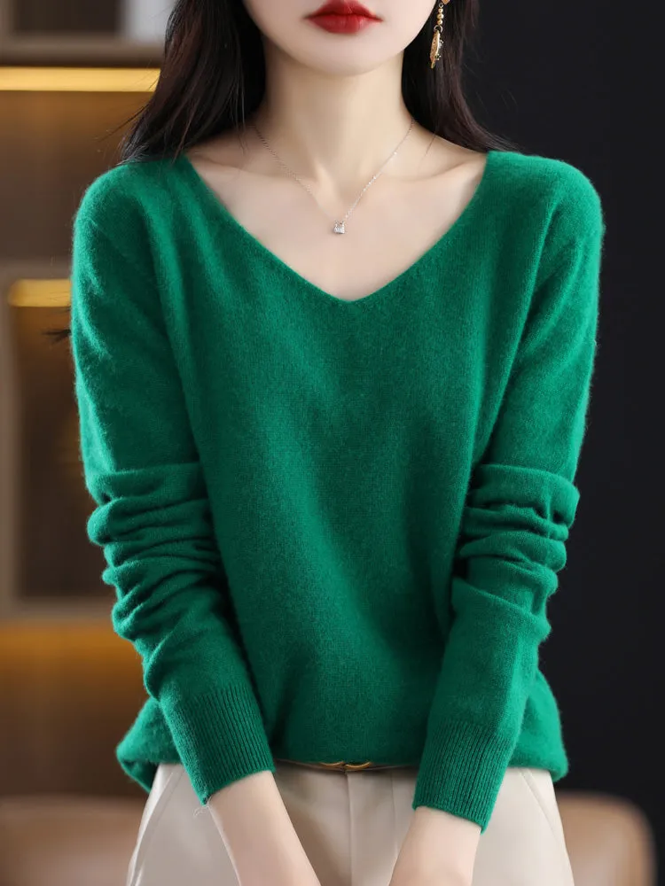 Ivyshape | Comfortable Soft Cashmere Jumper for Women