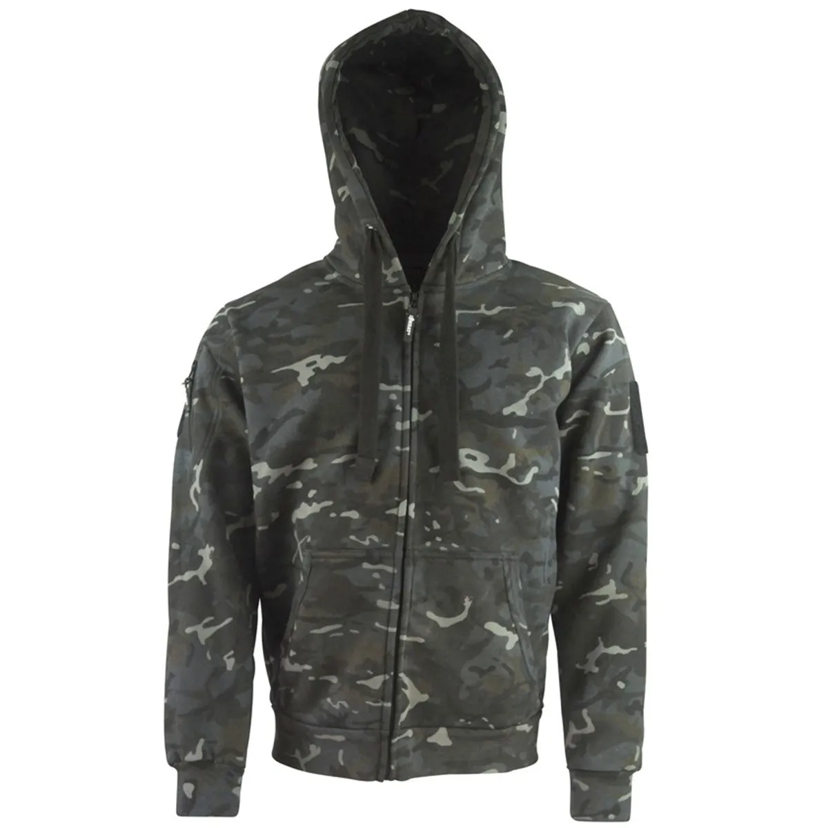 Kombat Spec-Ops Zipped Hoodie BTP Black Camo