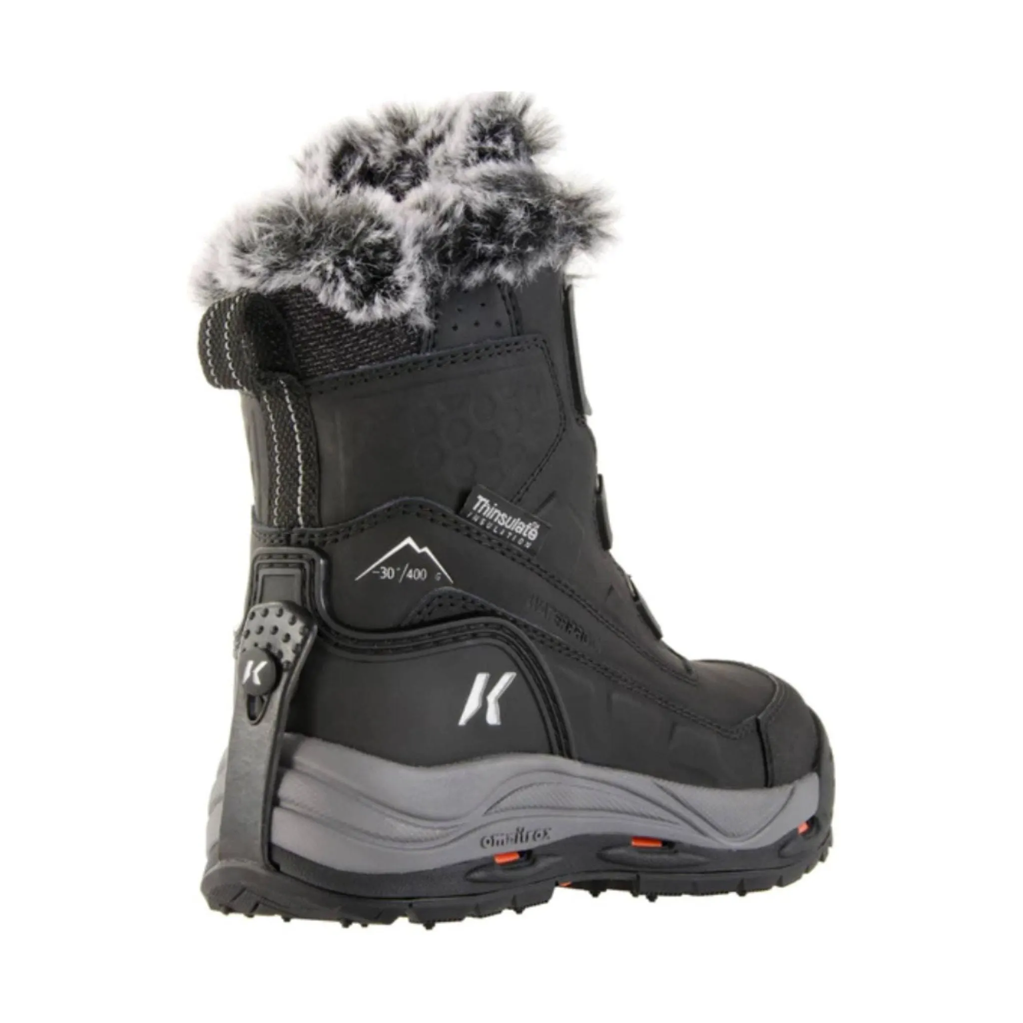 Korkers Women's Snowmageddon Boa Winter Boots - Black