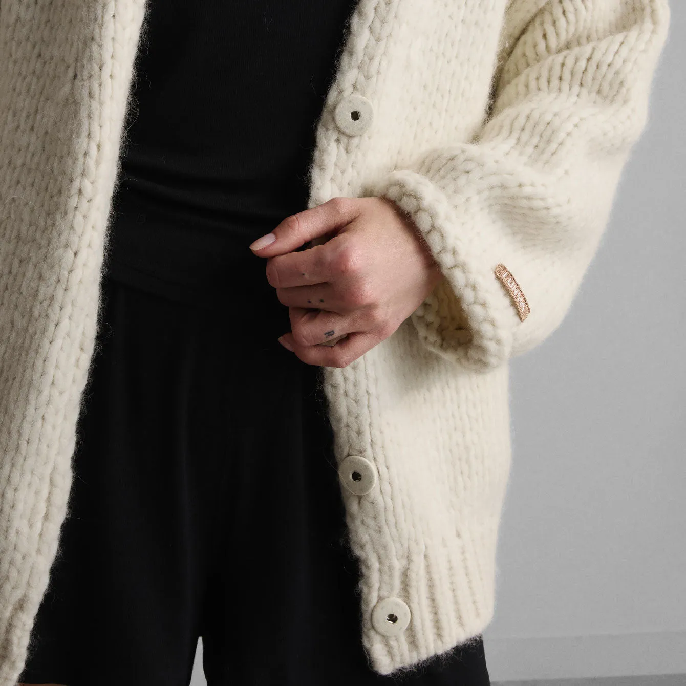 Lofty Wool Whip Stitch Cardigan