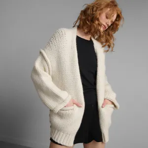 Lofty Wool Whip Stitch Cardigan