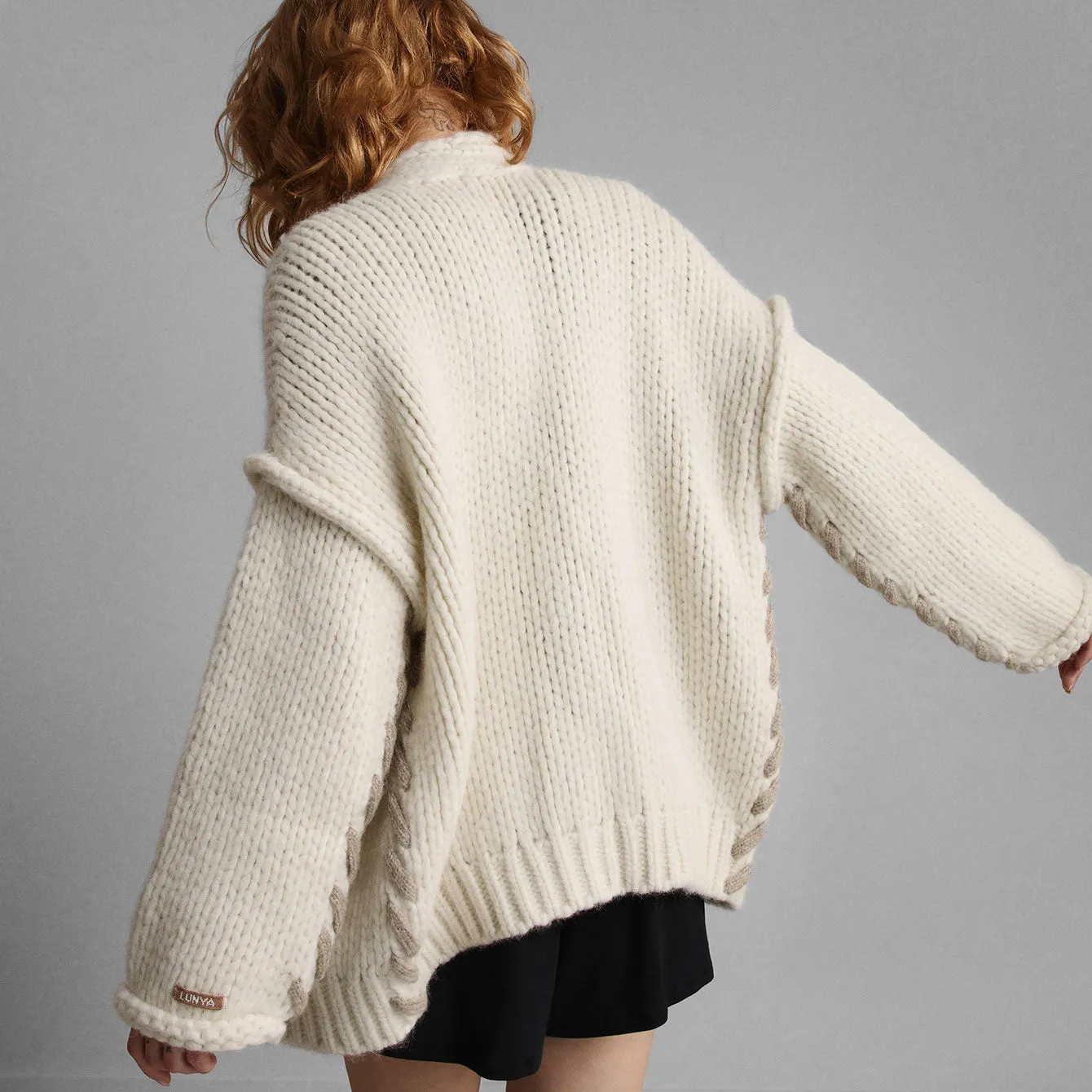 Lofty Wool Whip Stitch Cardigan