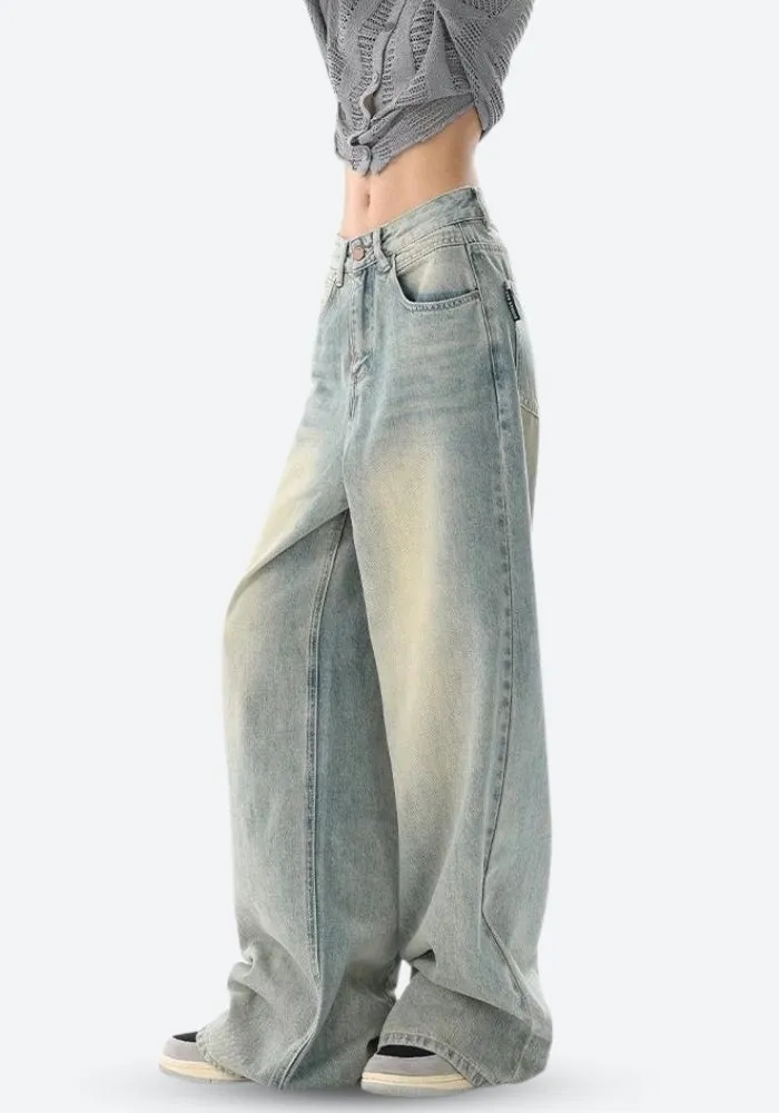 Low Rise Baggy Denim Jeans