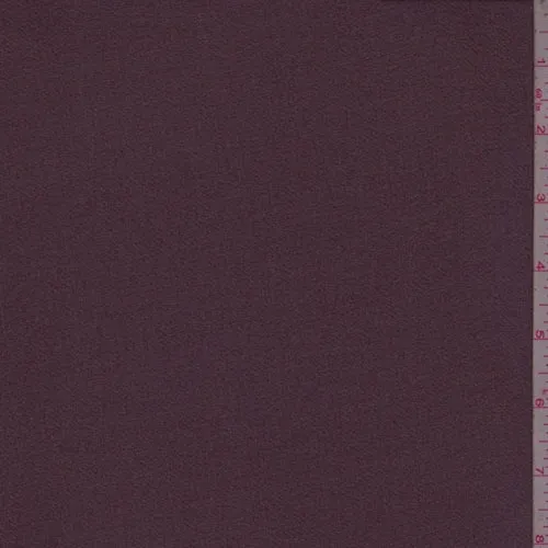 Merlot Mini Grid Chiffon Fabric