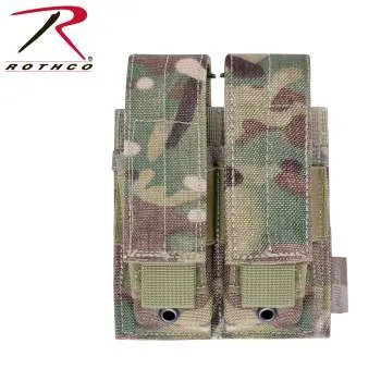 MOLLE Double Pistol Mag Pouch With Insert