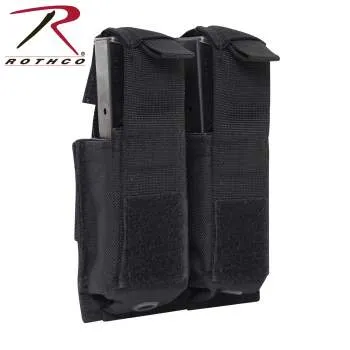 MOLLE Double Pistol Mag Pouch With Insert