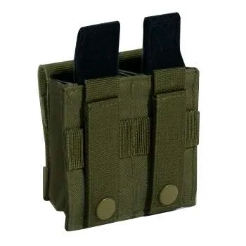 MOLLE Double Pistol Mag Pouch With Insert