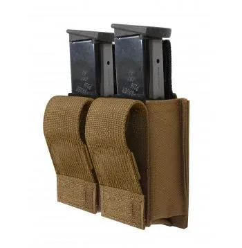 MOLLE Double Pistol Mag Pouch With Insert