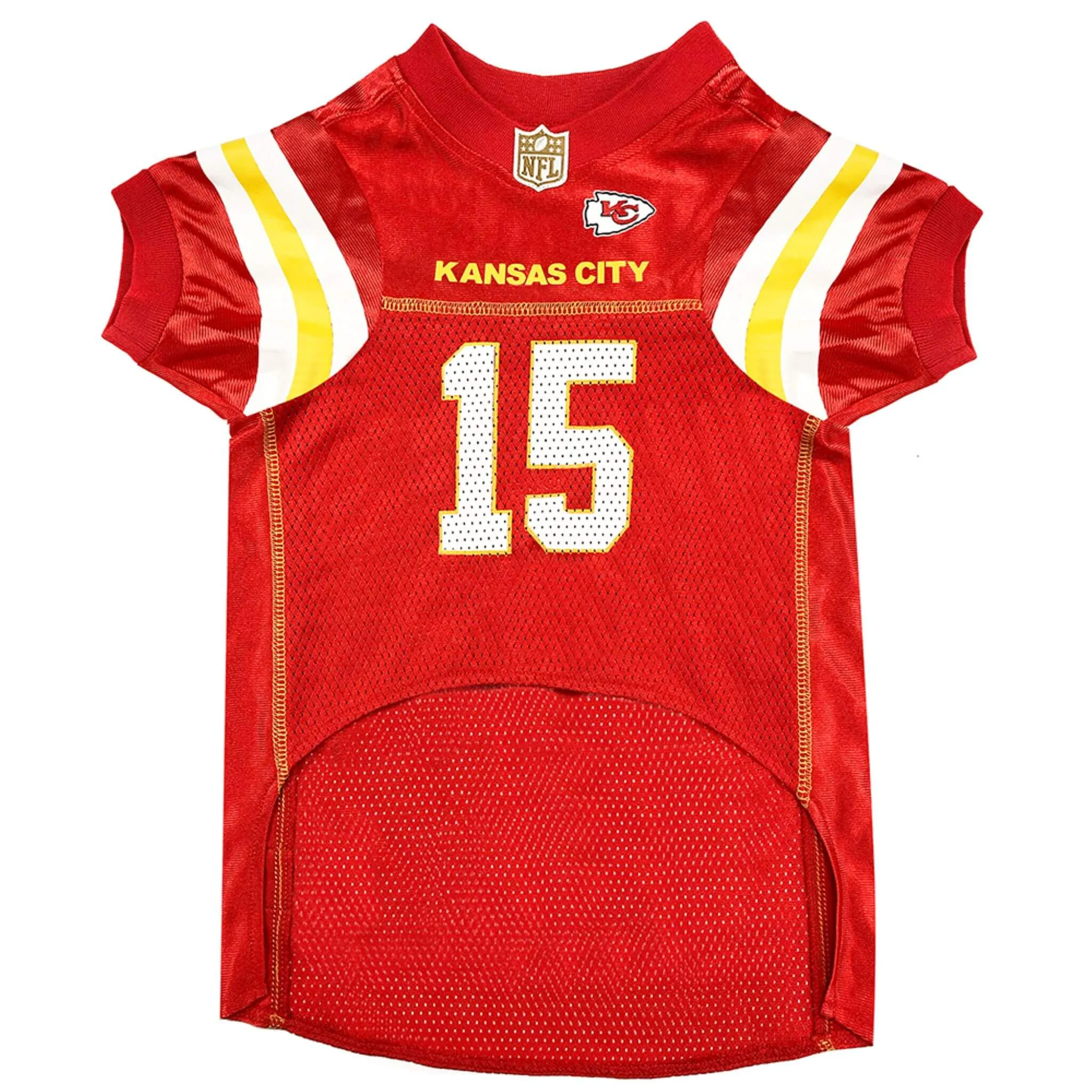 NFL Patrick Mahomes Kansas City Chiefs Mesh Dog Jersey