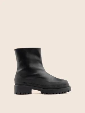 Nisa Black Lined Boot