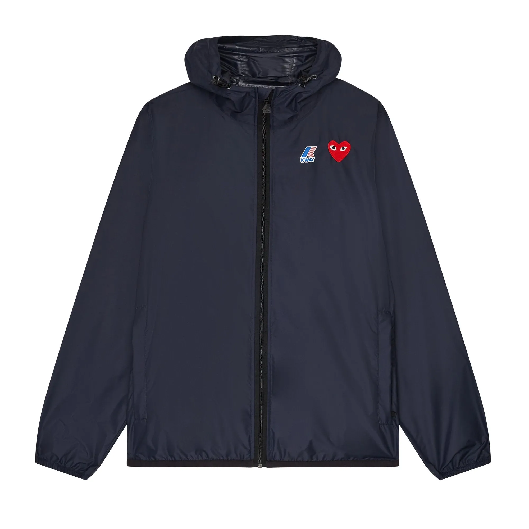 Play Comme des Garçons - K-WAY Le Vrai Zip Jacket - (Navy)