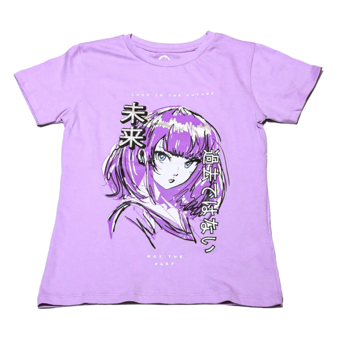 Purple Graphic T Shirts