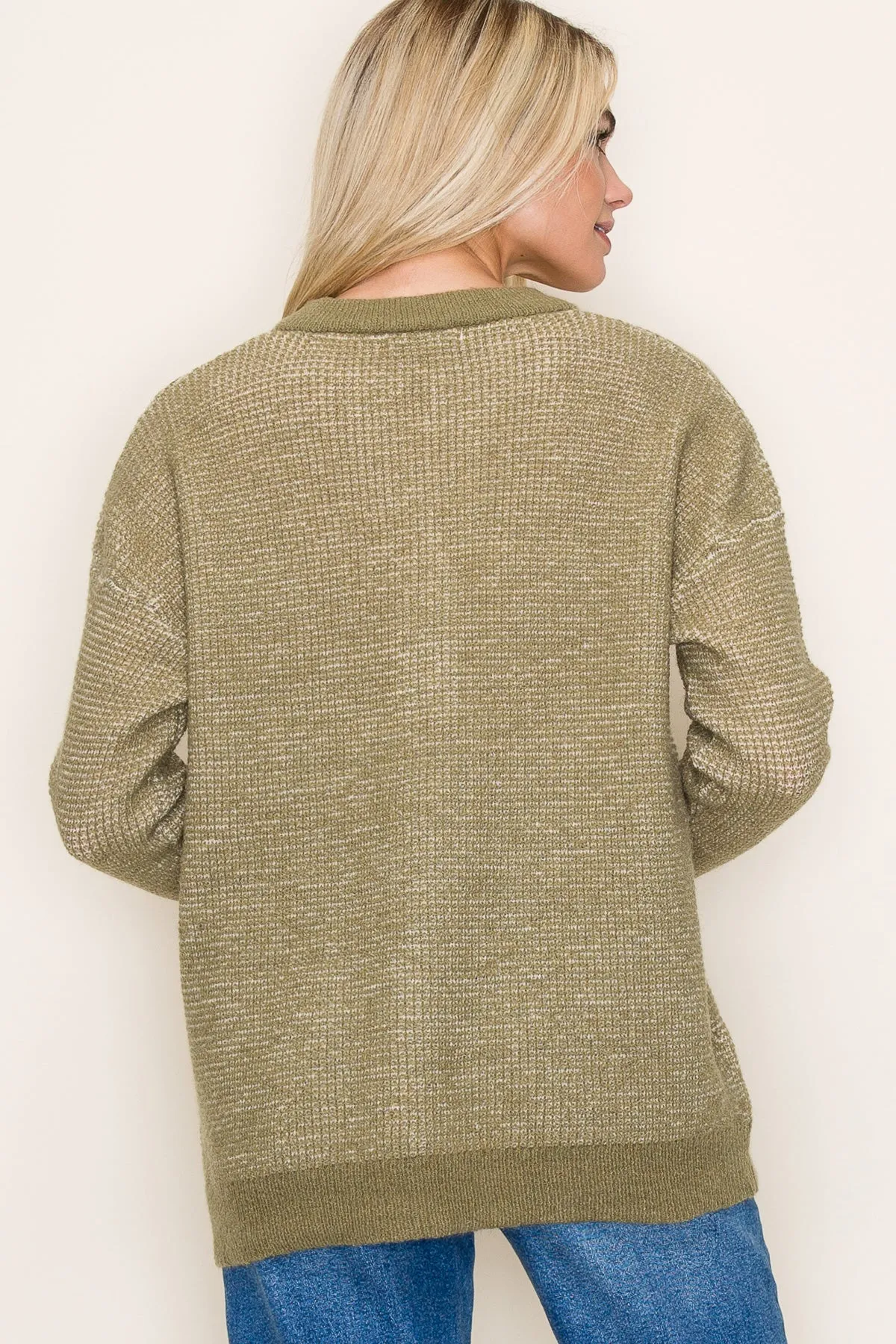 Sage Henley Button Sweater - FINAL SALE