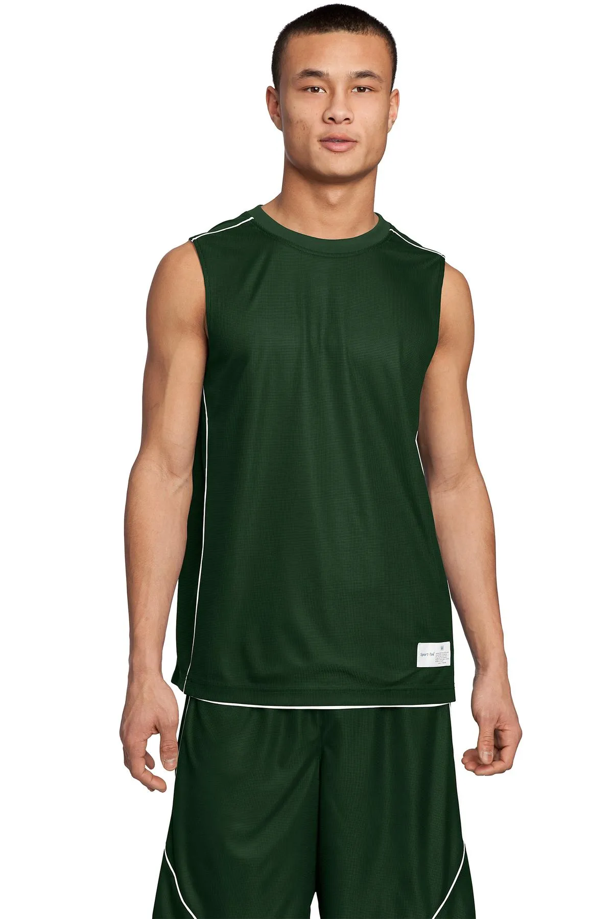 Sport-Tek PosiCharge Mesh Reversible Sleeveless Tee. T555