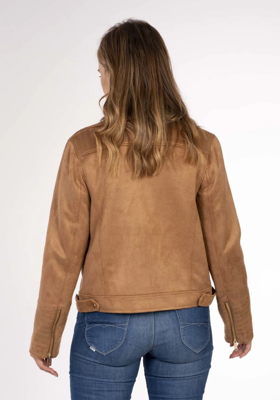 Suede Biker Jacket - Suede